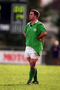 16 February 2001; Gavin Hickie of Ireland during the U21 Rugby International match between Ireland and France at Templeville Road in Dublin. Photo by Brendan Moran/Sportsfile
