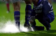 14 October 2000; A Castres player receives treatment during the Heineken Cup Pool 1 match between Castres Olympique and Munster at Stade Pierre Antoine in Castres, France. Photo by Matt Browne/Sportsfile
