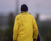 26 February 2001; Gary Breen during a Republic of Ireland training session at the AUL Complex in Clonshaugh, Dublin. Photo by David Maher/Sportsfile