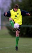 26 February 2001; David Connolly during a Republic of Ireland Training Session at the AUL Complex in Clonshaugh, Dublin. Photo by David Maher/Sportsfile