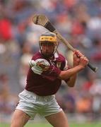 9 September 2001; Gerry Farragher of Galway during the All-Ireland Minor Hurling Championship Final between Cork and Galway at Croke Park in Dublin. Photo by Damien Eagers/Sportsfile