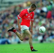 24 September 2000; Kieran McMahon of Cork during the All Ireland Minor Football Championship Final match between Cork and Mayo at Croke Park in Dublin. Photo by Ray McManus/Sportsfile