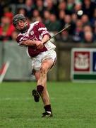 25 February 2001; David Donohue of Athenry during the AIB All-Ireland Senior Club Hurling Championship Semi-Final match between Athenry and Dunloy at Parnell Park in Dublin. Photo by Ray Lohan/Sportsfile