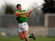 25 February 2001; Liam Redmond of Dunloy during the AIB All-Ireland Senior Club Hurling Championship Semi-Final match between Athenry and Dunloy at Parnell Park in Dublin. Photo by Ray Lohan/Sportsfile