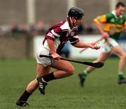 25 February 2001; Cathal Moran of Athenry during the AIB All-Ireland Senior Club Hurling Championship Semi-Final match between Athenry and Dunloy at Parnell Park in Dublin. Photo by Ray Lohan/Sportsfile