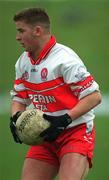 25 February 2001; Conleth Gilligan of Derry during the Allianz National Football League Division 1B match between Meath and Derry at Páirc Tailteann in Navan, Meath. Photo by Damien Eagers/Sportsfile