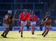 24 February 2001; Mickey O'Connell of Cork in action against Aidan Cummins of Kilkenny during the Allianz National Hurling League Division 1B match between Cork and Kilkenny at Páirc Uí Chaoimh in Cork. Photo by Ray McManus/Sportsfile
