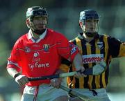 24 February 2001; Wayne Sherlock of Cork during the Allianz National Hurling League Division 1B match between Cork and Kilkenny at Páirc Uí Chaoimh in Cork. Photo by Ray McManus/Sportsfile
