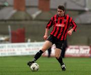 25 February 2001; Shaun Maher of Bohemians during the Eircom League Premier Division match between Bohemians and Cork City at Dalymount Park in Dublin. Photo by David Maher/Sportsfile