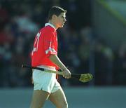 24 February 2001; Neil Ronan of Cork during the Allianz National Hurling League Division 1B match between Cork and Kilkenny at Páirc Uí Chaoimh in Cork. Photo by Ray McManus/Sportsfile