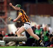 10 September 2000; Kilkenny's Henry Shefflin celebrates scoring a goal during the Guinness All-Ireland Senior Hurling Championship Final between Kilkenny and Offaly at Croke Park in Dublin. Photo by Ray McManus/Sportsfile