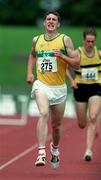 13 July 1997; Dermot Galvin, St John's AC, competes in the BLÉ National Track & Field Championships at Morton Stadium in Santry, Dublin. Photo by David Maher/Sportsfile