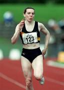 13 July 1997; Marisa Smith, Clonliffe Harriers AC, competes in the BLÉ National Track & Field Championships at Morton Stadium in Santry, Dublin. Photo by David Maher/Sportsfile