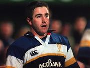 7 January 2000; Peter McKenna of Leinster during the Heineken Cup Pool 1 Round 5 match between Leinster and Glasgow Caledonians at Donnybrook in Dublin. Photo by David Maher/Sportsfile