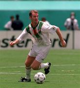 24 June 1994; John Sheridan of Republic of Ireland during the FIFA World Cup 1994 Group E match between Mexico and Republic of Ireland at the Citrus Bowl in Orlando, Florida, USA. Photo by David Maher/Sportsfile
