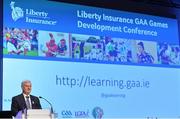 23 January 2016; Uachtarán Chumann Lúthchleas Gael Aogán Ó Fearghail in attendance at the Liberty Insurance GAA Annual Games Development Conference 2016. The theme of the conference was 'The Coach, The Player, The Game: Building Connections'. A range of speakers addressed issues related to the coaching and playing of gaelic games at adult level’. Croke Park, Dublin. Picture credit: Piaras Ó Mídheach / SPORTSFILE