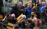 23 January 2016; Leinster head coach Leo Cullen arrives ahead of the game. European Rugby Champions Cup, Pool 5, Round 6, Wasps v Leinster. Ricoh Arena, Coventry, England. Picture credit: Stephen McCarthy / SPORTSFILE