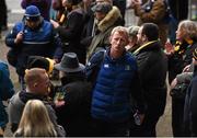 23 January 2016; Leinster head coach Leo Cullen arrives ahead of the game. European Rugby Champions Cup, Pool 5, Round 6, Wasps v Leinster. Ricoh Arena, Coventry, England. Picture credit: Stephen McCarthy / SPORTSFILE