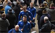 23 January 2016; Leinster players, including Richardt Strauss, Martin Moore, Josh van der Flier and Cathal Marsh arrive ahead of the game. European Rugby Champions Cup, Pool 5, Round 6, Wasps v Leinster. Ricoh Arena, Coventry, England. Picture credit: Stephen McCarthy / SPORTSFILE