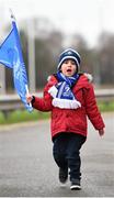 23 January 2016; Leinster supporter James Granger Bradley, age 4, from Newbridge, Co. Kildare, makes his way to the match. European Rugby Champions Cup, Pool 5, Round 6, Wasps v Leinster. Ricoh Arena, Coventry, England. Picture credit: Stephen McCarthy / SPORTSFILE