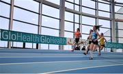 23 January 2016; A general view of the field during the 800m in the Girls U14 Pentathlon at the GloHealth Combined National Indoor Championships. AIT International Arena, Athlone, Co. Westmeath. Picture credit: Sam Barnes / SPORTSFILE