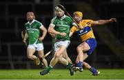 23 January 2016; Cian Lynch, Limerick, gets away from Cian Dillon, Clare. Munster Senior Hurling League Final, Limerick v Clare, Gaelic Grounds, Limerick. Picture credit: Brendan Moran / SPORTSFILE