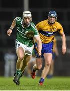 23 January 2016; Cian Lynch, Limerick, gets away from Bobby Duggan, Clare. Munster Senior Hurling League Final, Limerick v Clare, Gaelic Grounds, Limerick. Picture credit: Brendan Moran / SPORTSFILE