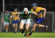 23 January 2016; Cian Lynch, Limerick, gets away from Bobby Duggan, Clare. Munster Senior Hurling League Final, Limerick v Clare, Gaelic Grounds, Limerick. Picture credit: Brendan Moran / SPORTSFILE