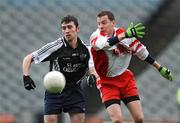 30 October 2009; David Marshall, Dublin South Central, in action against Dermot O' Connor, Connaught Division. Inter Divisional Garda Football Final, Dublin South Central v Connaught Division, Croke Park, Dublin. Picture credit: Pat Murphy / SPORTSFILE