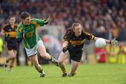 1 November 2009; Colm Cooper, Dr. Crokes, in action against Aidan 'Shine' O'Sullivan, South Kerry. Kerry Senior Football County Championship Final, Dr. Crokes v South Kerry. Fitzgerald Stadium, Killarney, Co. Kerry. Picture credit: Stephen McCarthy / SPORTSFILE