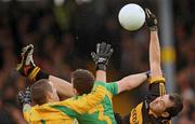 1 November 2009; David Moloney, Dr. Crokes, in action against Richard White, left, and Stephen O'Sullivan, South Kerry. Kerry Senior Football County Championship Final, Dr. Crokes v South Kerry. Fitzgerald Stadium, Killarney, Co. Kerry. Picture credit: Stephen McCarthy / SPORTSFILE