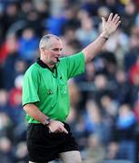 1 November 2009; Referee John Farrelly. Meath County Senior Football Final, Wolfe Tones v Senechalstown, Páirc Tailteann, Navan. Picture credit: Ray Lohan / SPORTSFILE