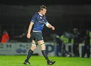 31 October 2009; Malcolm O'Kelly, Leinster, leaves the pitch after being substituted. Celtic League, Leinster v Cardiff Blues, RDS, Dublin. Picture credit: Brendan Moran / SPORTSFILE