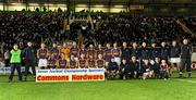 5 November 2009; The Wolfe Tones squad. Meath County Senior Football Final Replay, Wolfe Tones v Senechalstown, Pairc Tailteann, Navan, Co. Meath. Photo by Sportsfile