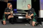 6 November 2009; Kerry footballer Paul Galvin, left, who was named Opel Gaelic Players Footballer of the Year and Kilkenny hurler Tommy Walsh who was named Opel Gaelic Players Hurler of the Year at the 2009 Opel Gaelic Players of the Year Awards. Citywest Hotel, Conference, Leisure & Golf Resort, Dublin. Picture credit: Matt Browne / SPORTSFILE