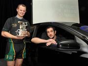 6 November 2009; Kilkenny hurler Tommy Walsh, left,  who was named Opel Gaelic Players Hurler of the Year and Kerry footballer Paul Galvin who was named Opel Gaelic Players Footballer of the Year at the 2009 Opel Gaelic Players of the Year Awards. Citywest Hotel, Conference, Leisure & Golf Resort, Dublin. Picture credit: Matt Browne / SPORTSFILE