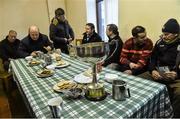 24 January 2016; General view of the refreshments room with the FBD Cup on the table before the game between Galway and  Roscommon. FBD Connacht League Final, Galway v Roscommon, Tuam Stadium, Tuam, Co. Galway. Picture credit: David Maher / SPORTSFILE