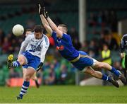 24 January 2016; Daniel Daly, St Mary's, in action against Conor McGill, Ratoath. AIB GAA Football All-Ireland Intermediate Club Championship, Semi-Final, St Mary's v Ratoath. Gaelic Grounds, Limerick. Picture credit: Stephen McCarthy / SPORTSFILE