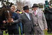 24 January 2016; Owner Rich Ricci, right, and Frank Ward after sending out Douvan to win the Frank Ward Solicitors Arkle Novice Steeplechase. Leopardstown Racecourse, Leopardstown, Co. Dublin. Picture credit: Ramsey Cardy / SPORTSFILE