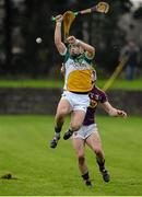24 January 2016;  Stephen Quirke, Offaly, in action against Andrew Kenny, Wexford. Bord na Mona Walsh Cup, Semi-Final, Wexford v Offaly, Kennedy Park, New Ross, Co. Wexford. Picture credit: Sam Barnes / SPORTSFILE