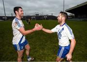 24 January 2016; Bryan Sheehan, left, and his brother Liam following St Mary's victory. AIB GAA Football All-Ireland Intermediate Club Championship, Semi-Final, St Mary's v Ratoath. Gaelic Grounds, Limerick. Picture credit: Stephen McCarthy / SPORTSFILE