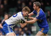 24 January 2016; Aidan Walsh, St Mary's, in action against Paul Flaherty, Ratoath. AIB GAA Football All-Ireland Intermediate Club Championship, Semi-Final, St Mary's v Ratoath. Gaelic Grounds, Limerick. Picture credit: Stephen McCarthy / SPORTSFILE