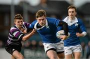 24 January 2016; Niall Curran, St Mary's College, is tackled by Mark Kirwan, Terenure College. Bank of Ireland Leinster Schools Senior Cup, 1st Round, St Mary's College v Terenure College, Donnybrook Stadium, Donnybrook, Dublin. Picture credit: Dáire Brennan / SPORTSFILE