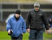 24 January 2016; Roscommon joint manager Kevin McStay, left, and coach Liam McHale. FBD Connacht League Final, Galway v Roscommon, Tuam Stadium, Tuam, Co. Galway. Picture credit: David Maher / SPORTSFILE