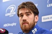 25 November 2016; Leinster's Dominic Ryan during a press conference. Leinster Rugby Press Conference, Leinster Rugby HQ, UCD, Belfield, Dublin. Picture credit: Matt Browne / SPORTSFILE