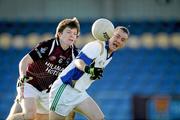 8 November 2009; Ciaran Williams, Clonguish, in action against Karl Henson, Garrycastle. AIB GAA Football Leinster Senior Club Championship Quarter-Final, Clonguish v Garrycastle, Pearse Park, Longford. Picture credit: Brian Lawless / SPORTSFILE