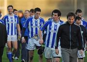8 November 2009; A dejected Declan O'Mahony, Ballyboden St. Enda's, leaves the field with his team mates after the game. AIB GAA Football Leinster Senior Club Championship Quarter-Fianl, Ballyboden St. Enda's v Rathnew, Parnell Park, Dublin. Picture credit: Dàire Brennan / SPORTSFILE