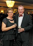 7 November 2009; Offaly manager Joachim Kelly and Caroline McCarthy, Offaly PRO, during the 2009 Camogie All-Stars Awards, in association with O'Neills. Citywest Hotel, Conference, Leisure & Golf Resort, Dublin. Picture credit: Pat Murphy / SPORTSFILE