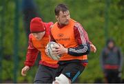 26 January 2016; Munster's Dave Foley and Jack O'Donoghue in action during squad training. Cork Institute of Technology, Bishopstown, Cork. Picture credit: Matt Browne / SPORTSFILE