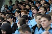 26 January 2016; St Michael's College supporters before the start of the match. Bank of Ireland Leinster Schools Senior Cup, 1st Round, St Andrew's College v St Michael's College, Donnybrook Stadium, Donnybrook, Dublin. Picture credit: Seb Daly / SPORTSFILE